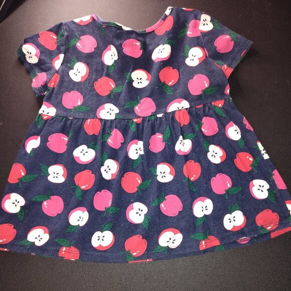 Pre-owned Children's Place 3-Piece Matching Solid Red Shirt and Apples Printed - Picture 13 of 13